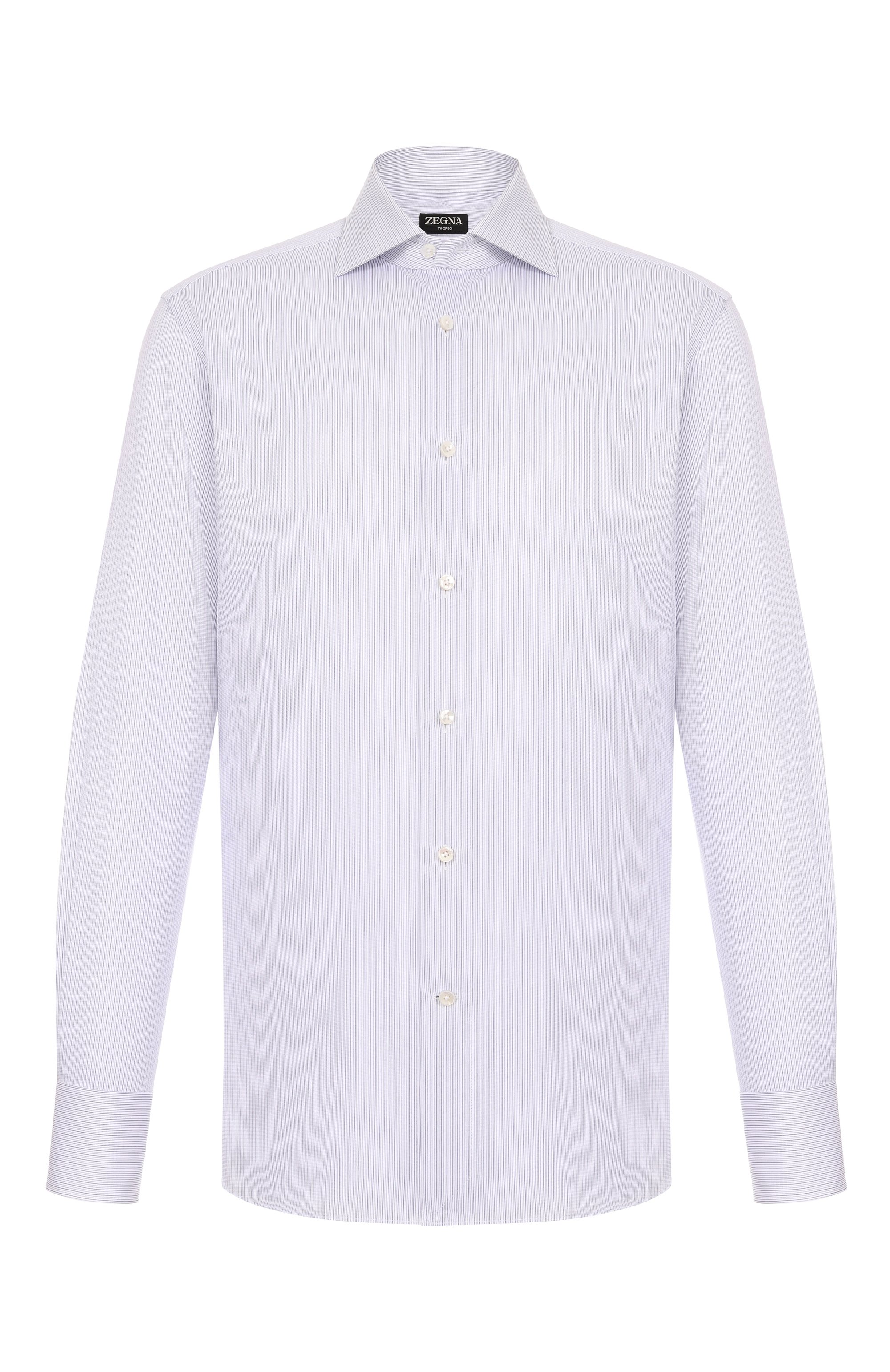 Хлопковая сорочка ZEGNA, арт. 701042A7/9MS0BA, фото 1