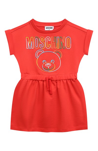 Хлопковое платье MOSCHINO, арт. HDV0BF/LCA30/4A-8A, фото 1
