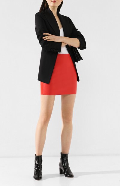 Кожаные ботильоны selena CASADEI, арт. 1Q896M0601RAIN000, фото 2