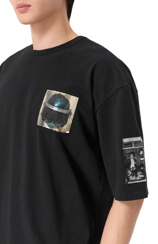 Хлопковая футболка Undercover UC2E4813-2 Чёрный  UC2E4813-2 Фото 5