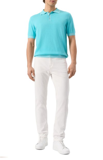 Хлопковое поло MOORER, арт. AD0LF0, фото 2