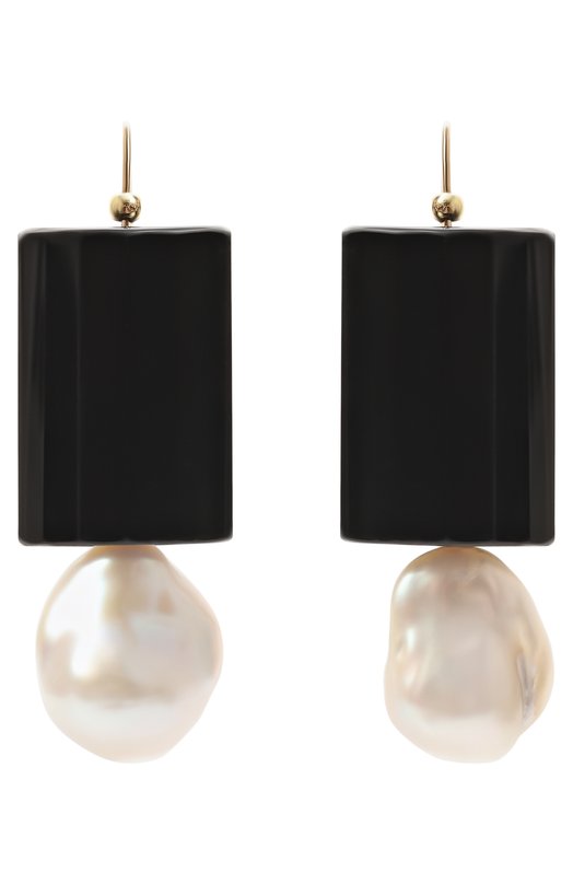 Серьги VieN 2526-330 Чёрно-белый 2526-330