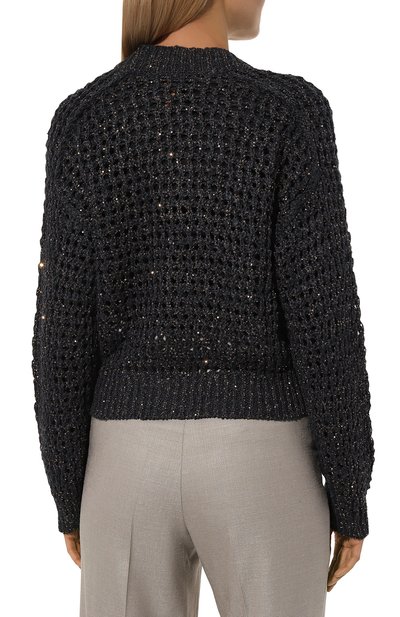 Кардиган из шелка и льна BRUNELLO CUCINELLI, арт. MEA36BP414, фото 4