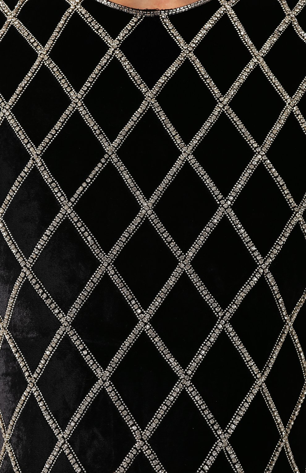 Платье из смеси вискозы и шелка BALMAIN черного цвета по цене 478000 руб., арт. SF16829/P014, фото 5 Платье из смеси вискозы и шелка BALMAIN, арт. SF16829/P014, фото 5