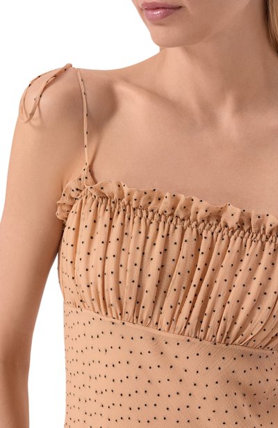 Платье из шелка и вискозы SAINT LAURENT, арт. 859951/Y3H82, фото 4