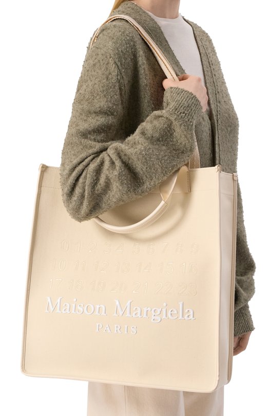 Сумка-тоут Cabas vertical Maison Margiela SB1WC0019/P7277 Кремовый  SB1WC0019/P7277 Фото 2