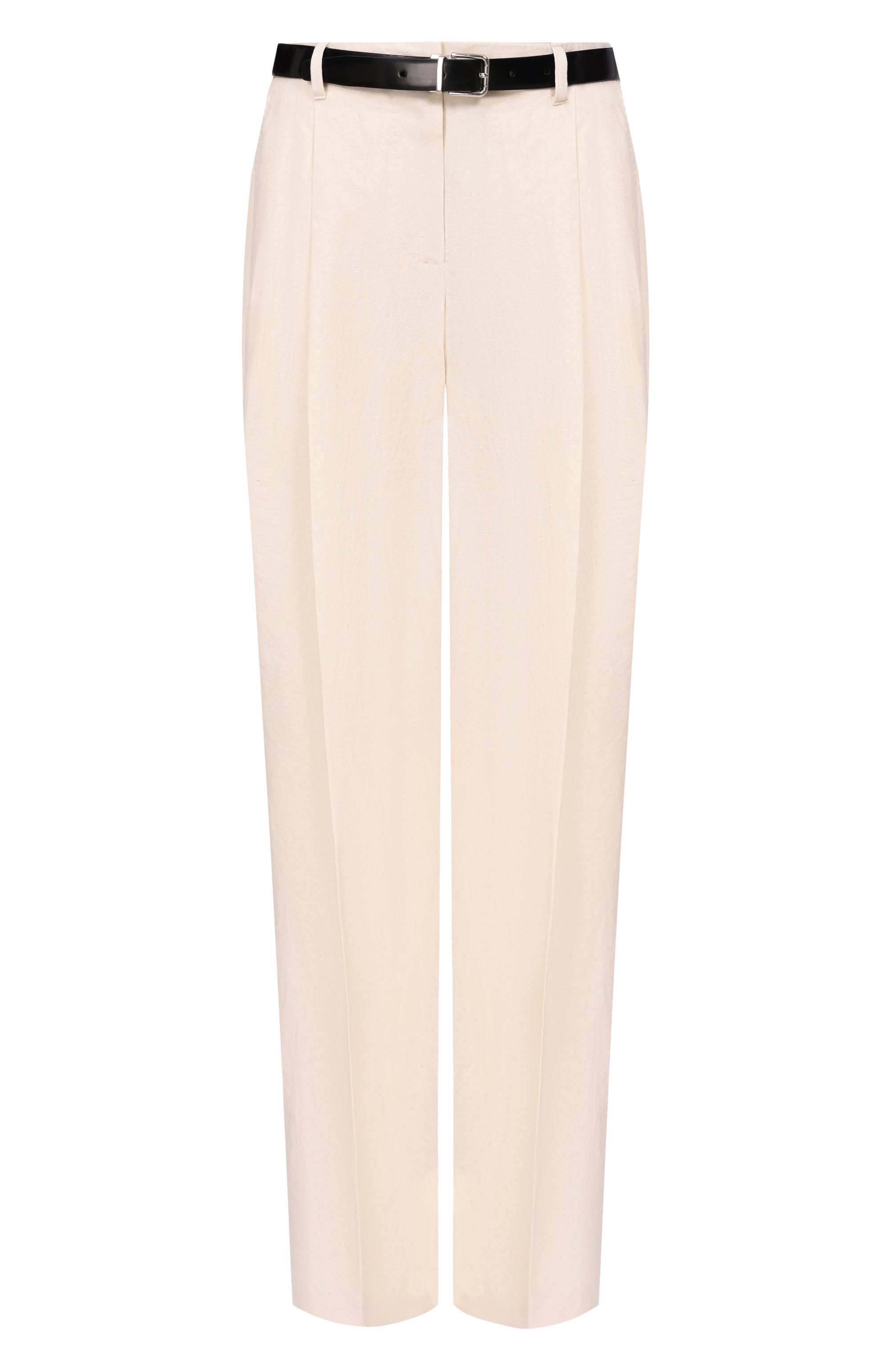 Брюки из хлопка и льна DOLCE & GABBANA, арт. FTDMIT/FUTDJ, фото 1