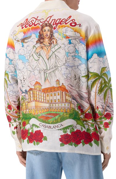 Льняная рубашка CASABLANCA, арт. U-MS25-SH-006-04, фото 4