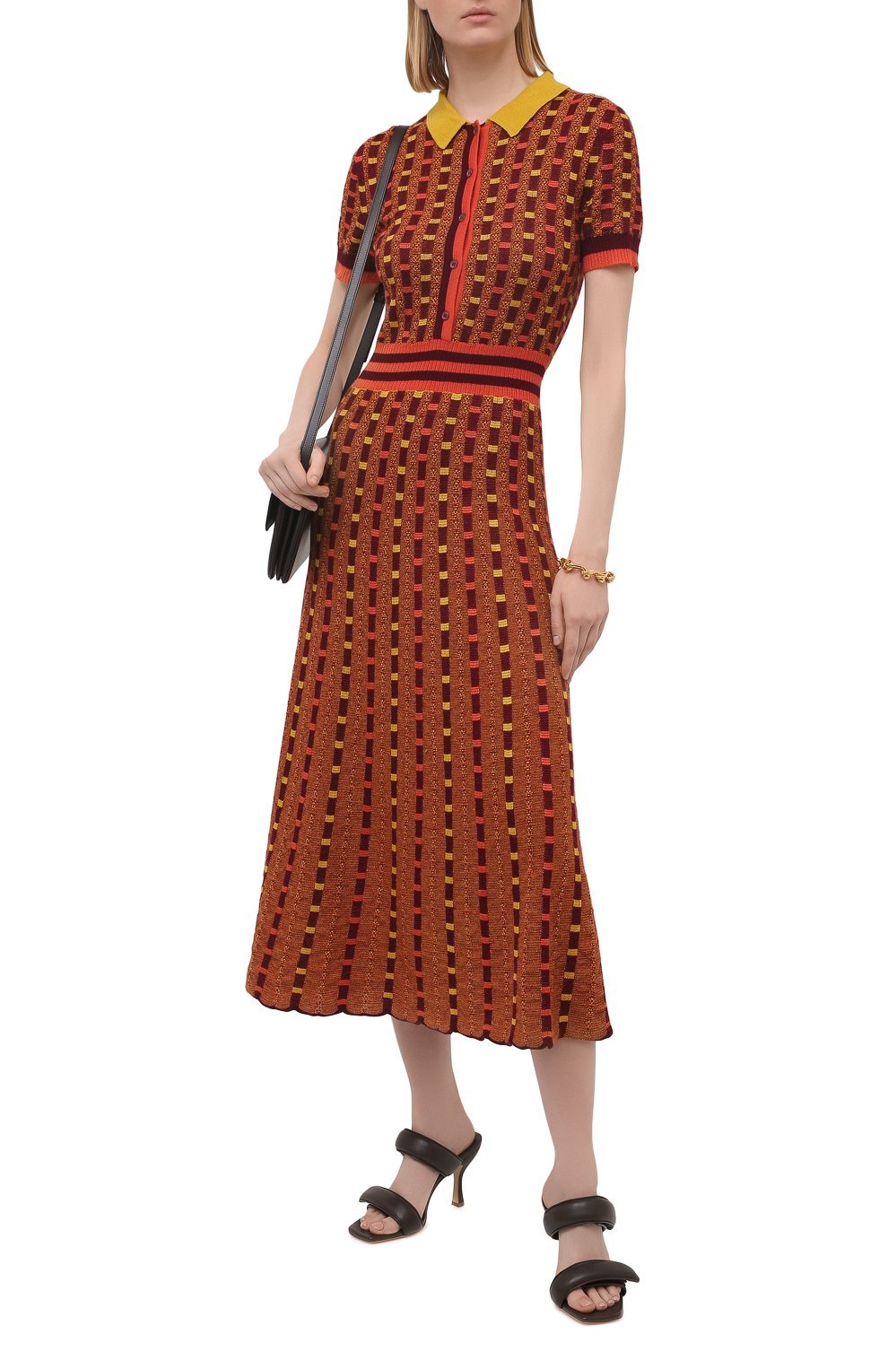 Платье из кашемира и шелка GABRIELA HEARST, арт. 321920 A003E, фото 2