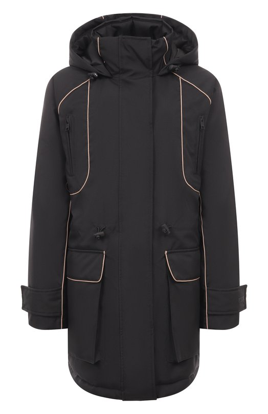 Утепленная парка MSGM 3942MDH01/257813 Чёрный 3942MDH01/257813