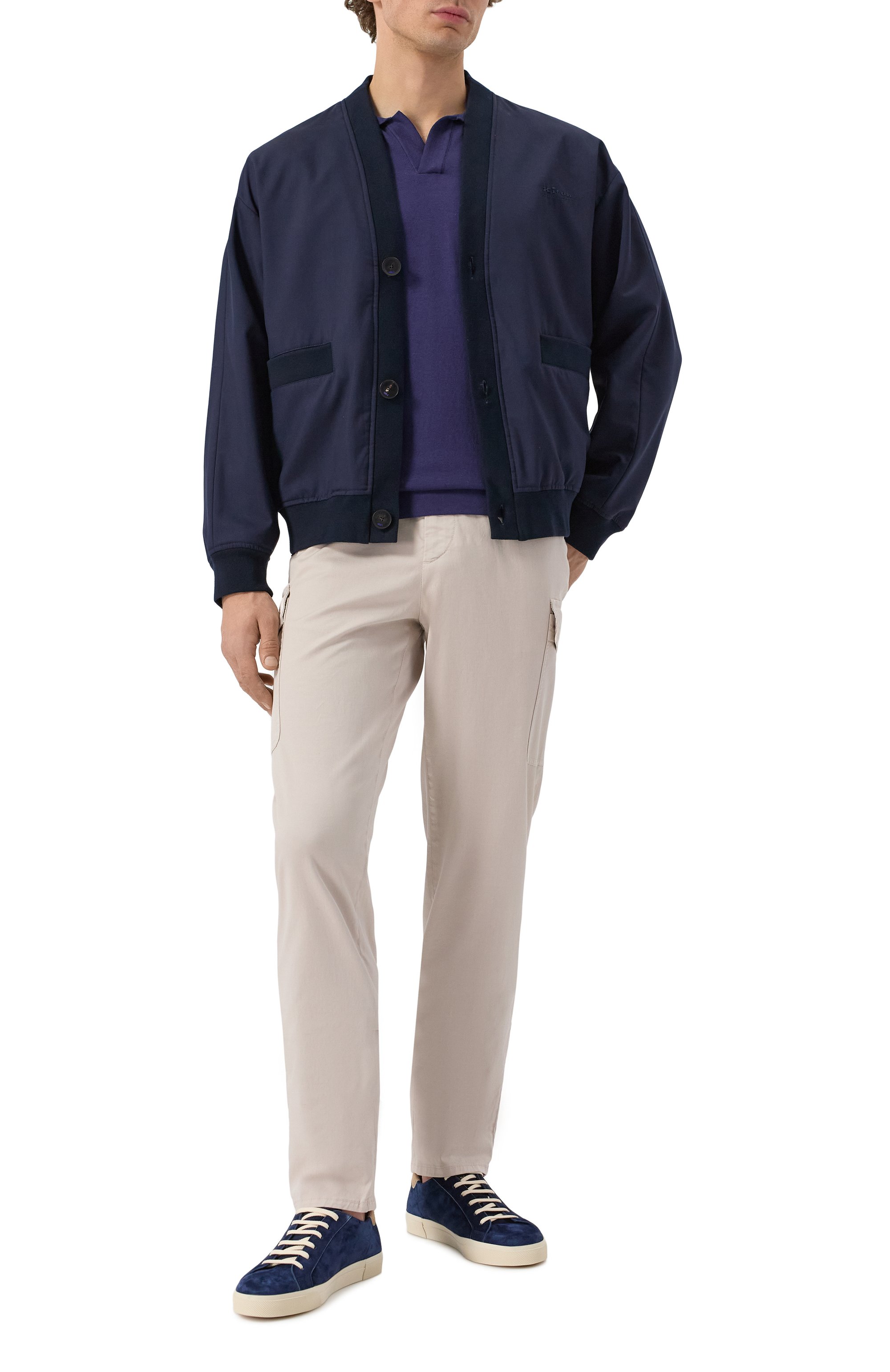 Хлопковые брюки-карго BRUNELLO CUCINELLI, арт. M289LE1890, фото 2