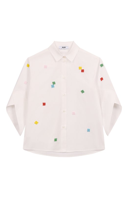 Хлопковая рубашка MSGM kids 19800₽