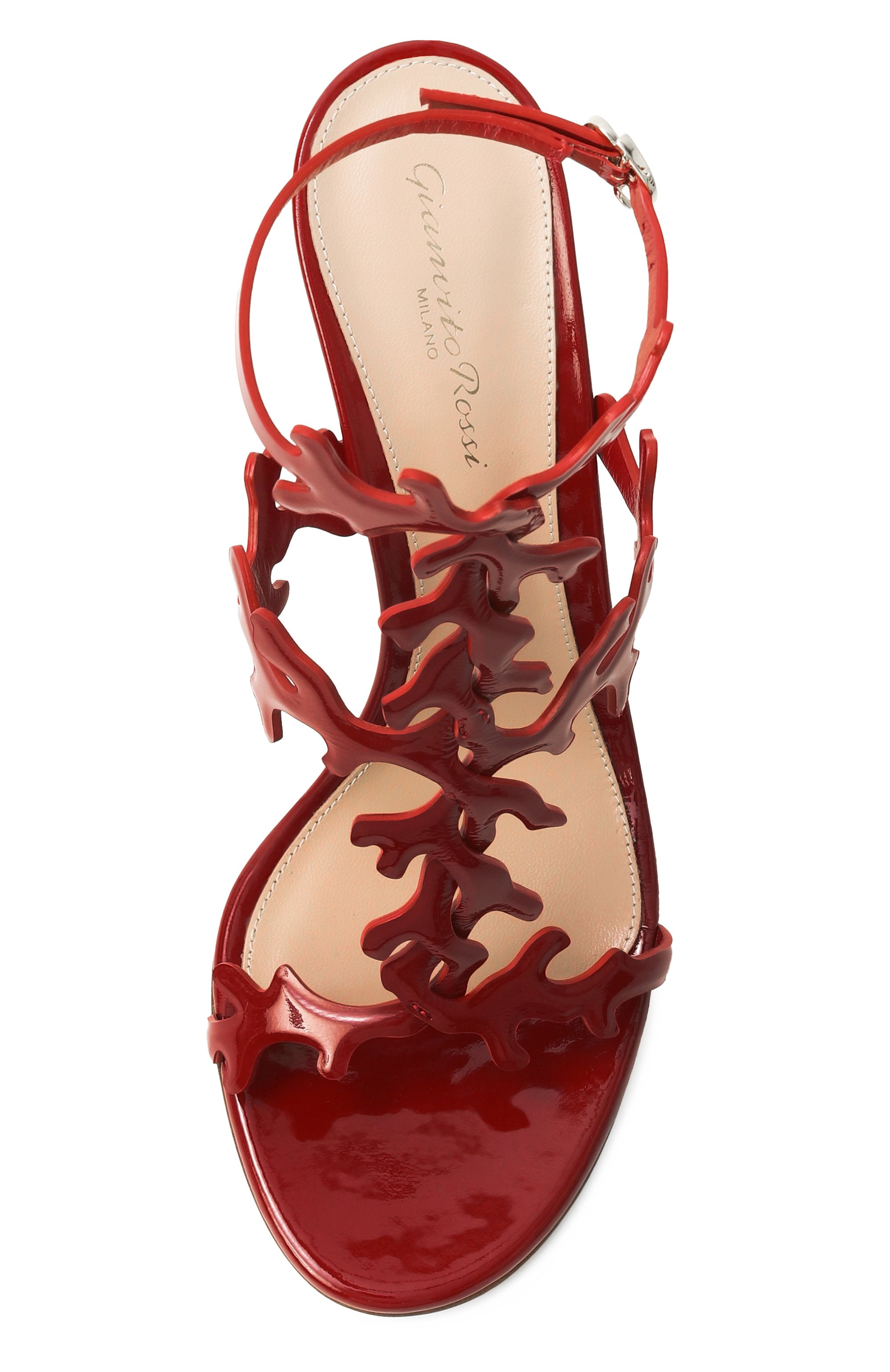 Кожаные босоножки ocean 95 GIANVITO ROSSI, арт. G32649.95RIC.NUIR0UG, фото 6