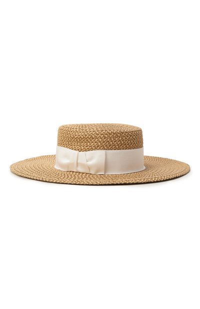 Женская шляпа gondolier boater ERIC JAVITS, арт. 13817/PEANUT/WHITE