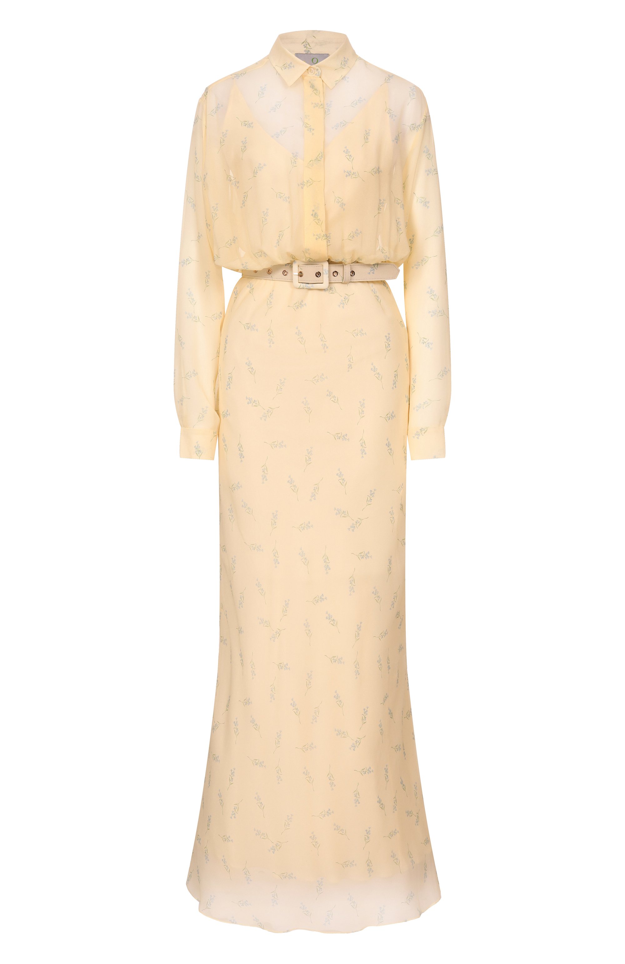 Шелковое платье OLOLOL, арт. OLDE120B/1009.TWIGS807, фото 1