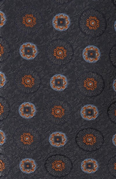 Шелковый галстук CANALI темно-серого цвета по цене 19250 руб., арт. 18/HJ03785, фото 4 Шелковый галстук CANALI, арт. 18/HJ03785, фото 4