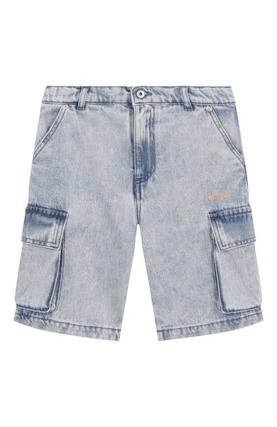 Джинсовые шорты-карго OFF-WHITE, арт. 0BYC002S25DEN002/4-12