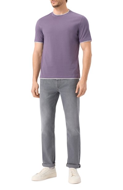 Хлопковая футболка BRUNELLO CUCINELLI, арт. M0B137427, фото 2