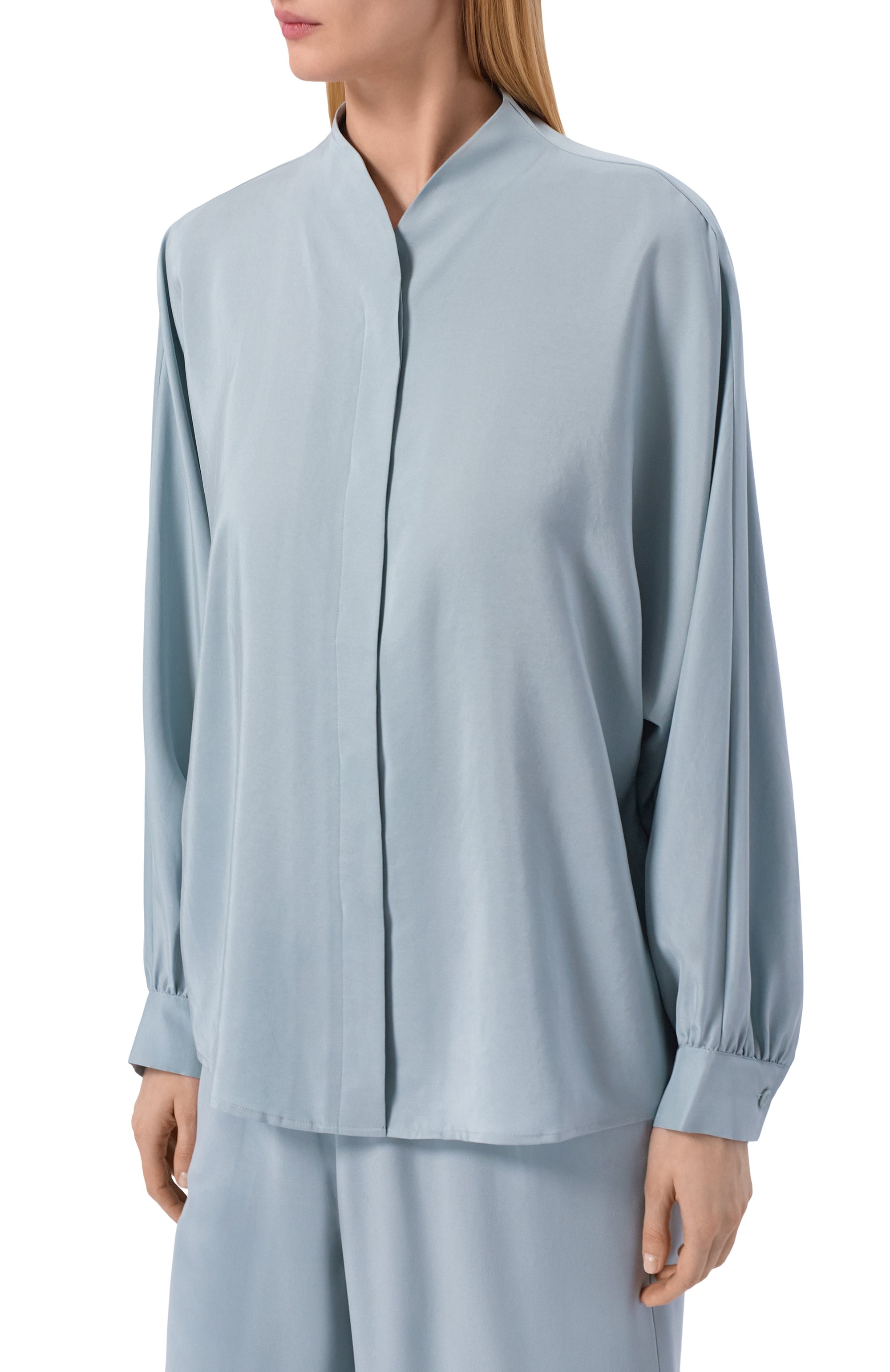 Шелковая блузка 12 STOREEZ, арт. 136070, фото 3