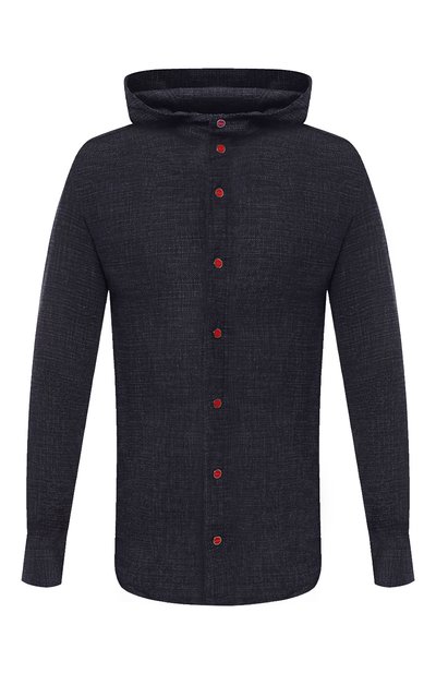 Мужская рубашка из шерсти и шелка KITON, арт. UMCMARK0643C