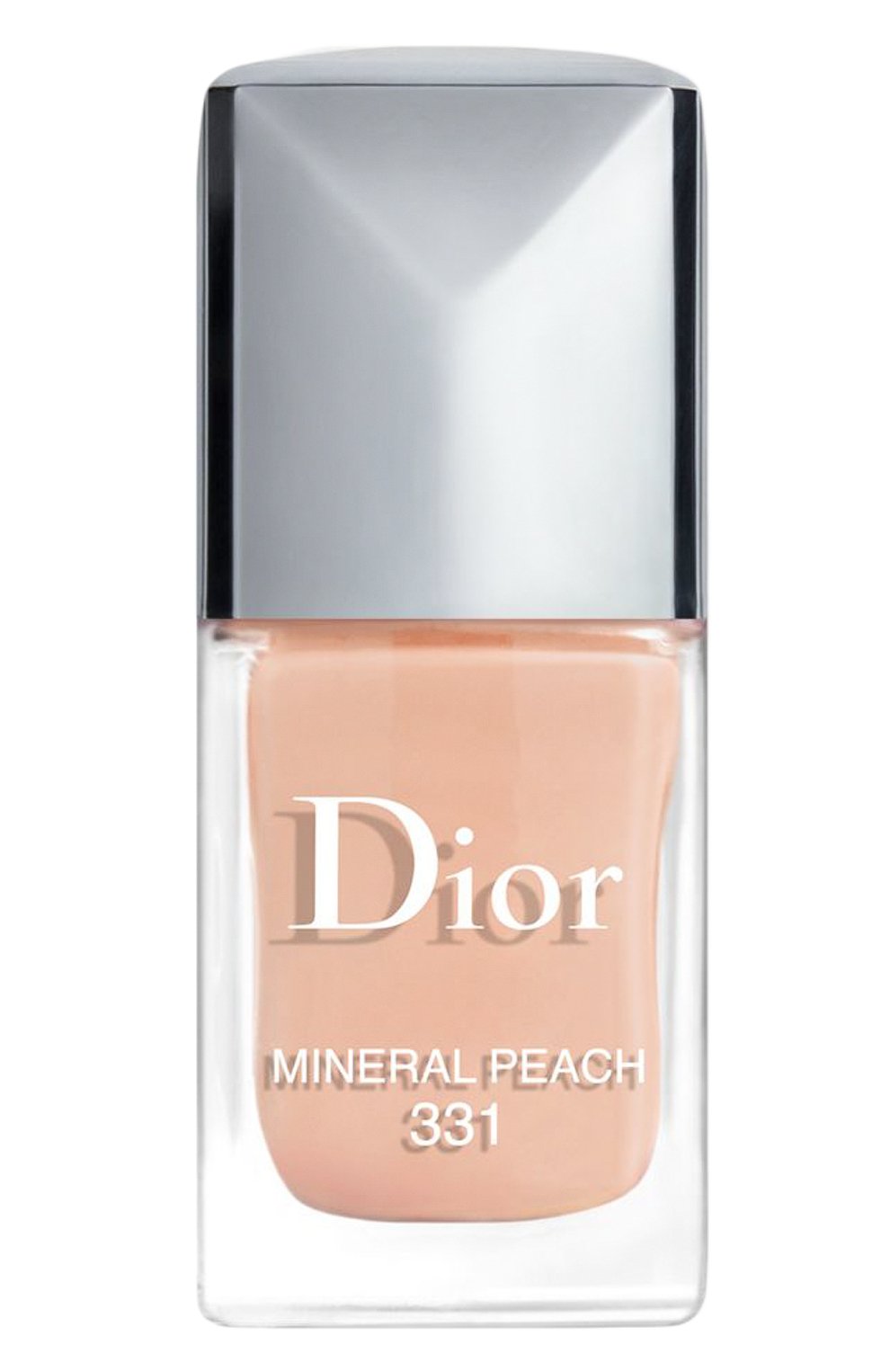 Лак для ногтей с эффектом гелевого покрытия dior vernis, 331 минеральный персиковый (10g) DIOR, арт. F000355331, фото 1