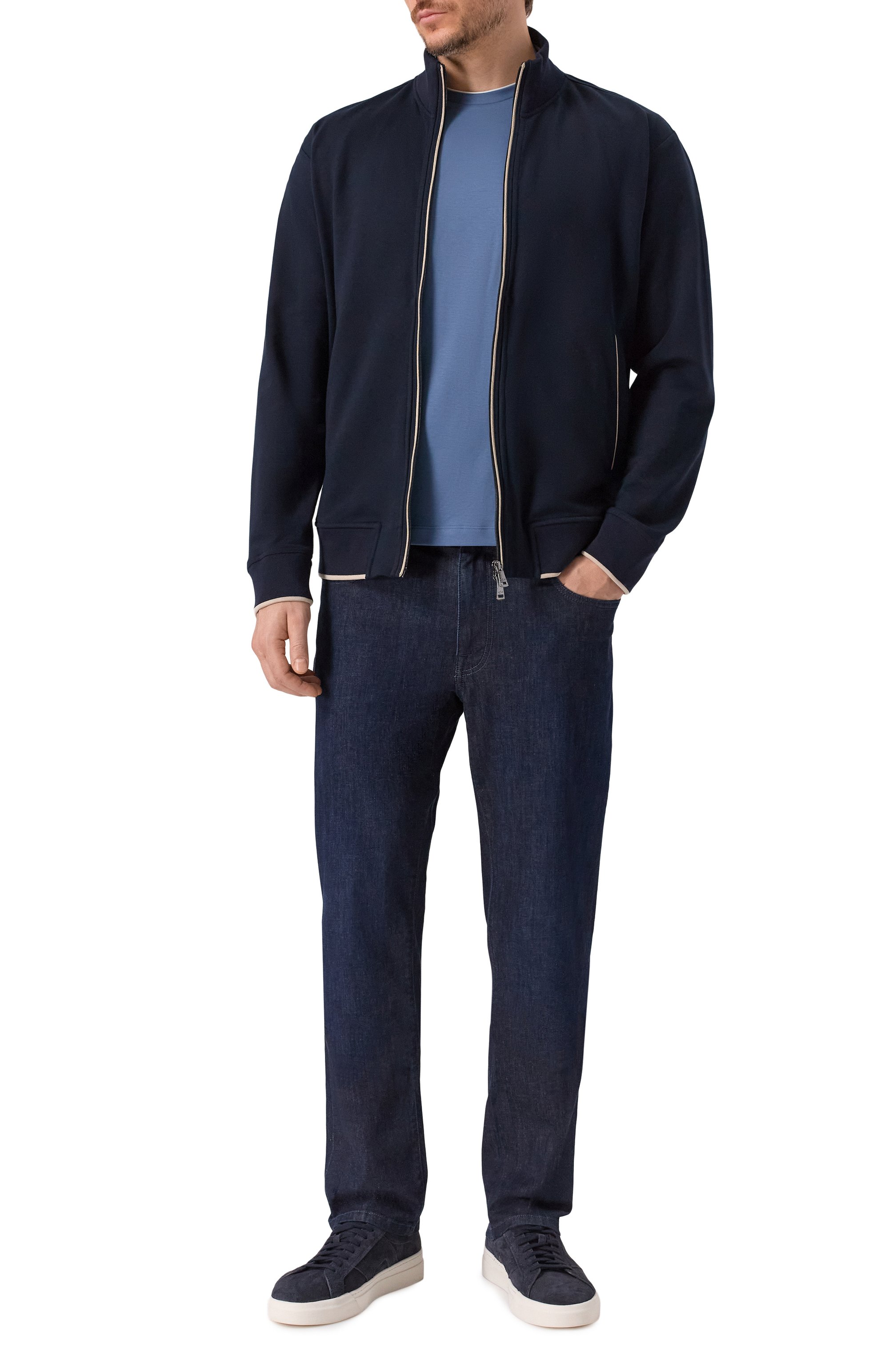 Хлопковая футболка PAUL&SHARK, арт. 26411036, фото 2