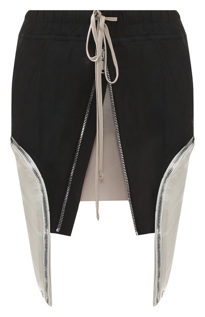Хлопковая юбка RICK OWENS, арт. RP20S1340/TENB, фото 1