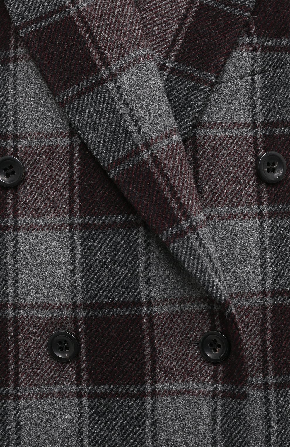 Шерстяное пальто DRIES VAN NOTEN бордового цвета по цене 192500 руб., арт. 202-10225-1132, фото 5 Шерстяное пальто DRIES VAN NOTEN, арт. 202-10225-1132, фото 5