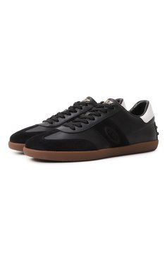 Женские кожаные кеды tabs TOD’S черного цвета, арт. XXW68C0IJ20/BKB | Фото 1 (Подошва: Платформа; Материал внутренний: Натуральная кожа; Драгоценные камни: Проставлено; Материал сплава: Проставлено; Материал внешний: Натуральная кожа; Кросс-КТ: Низкие; Стили: Кэжуэл; Материал утеплителя: Без утеплителя)