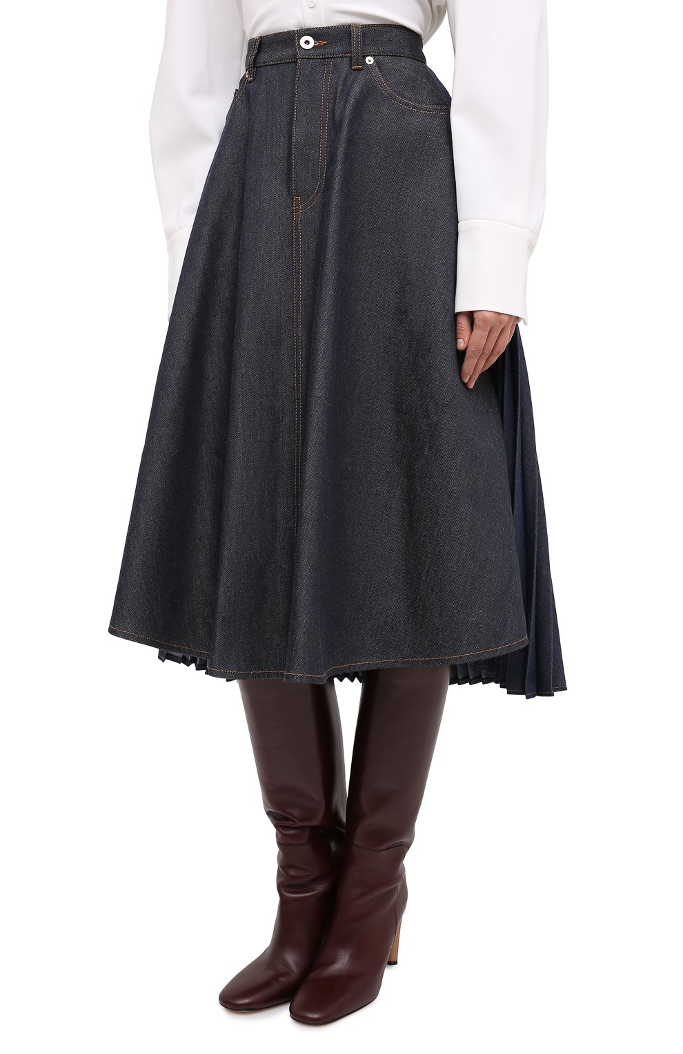 Джинсовая юбка LOEWE, арт. S359344XAY, фото 3