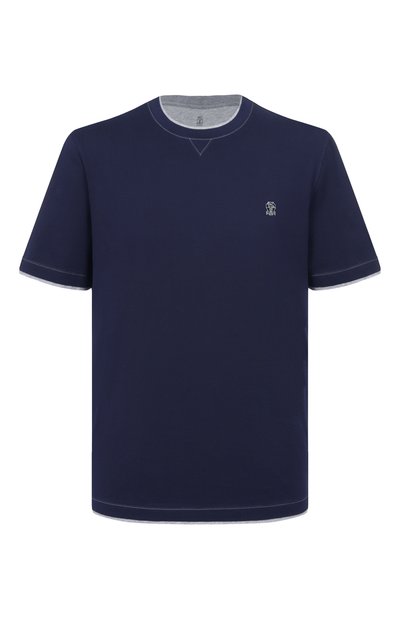 Мужская хлопковая футболка BRUNELLO CUCINELLI, арт. M0B137451G