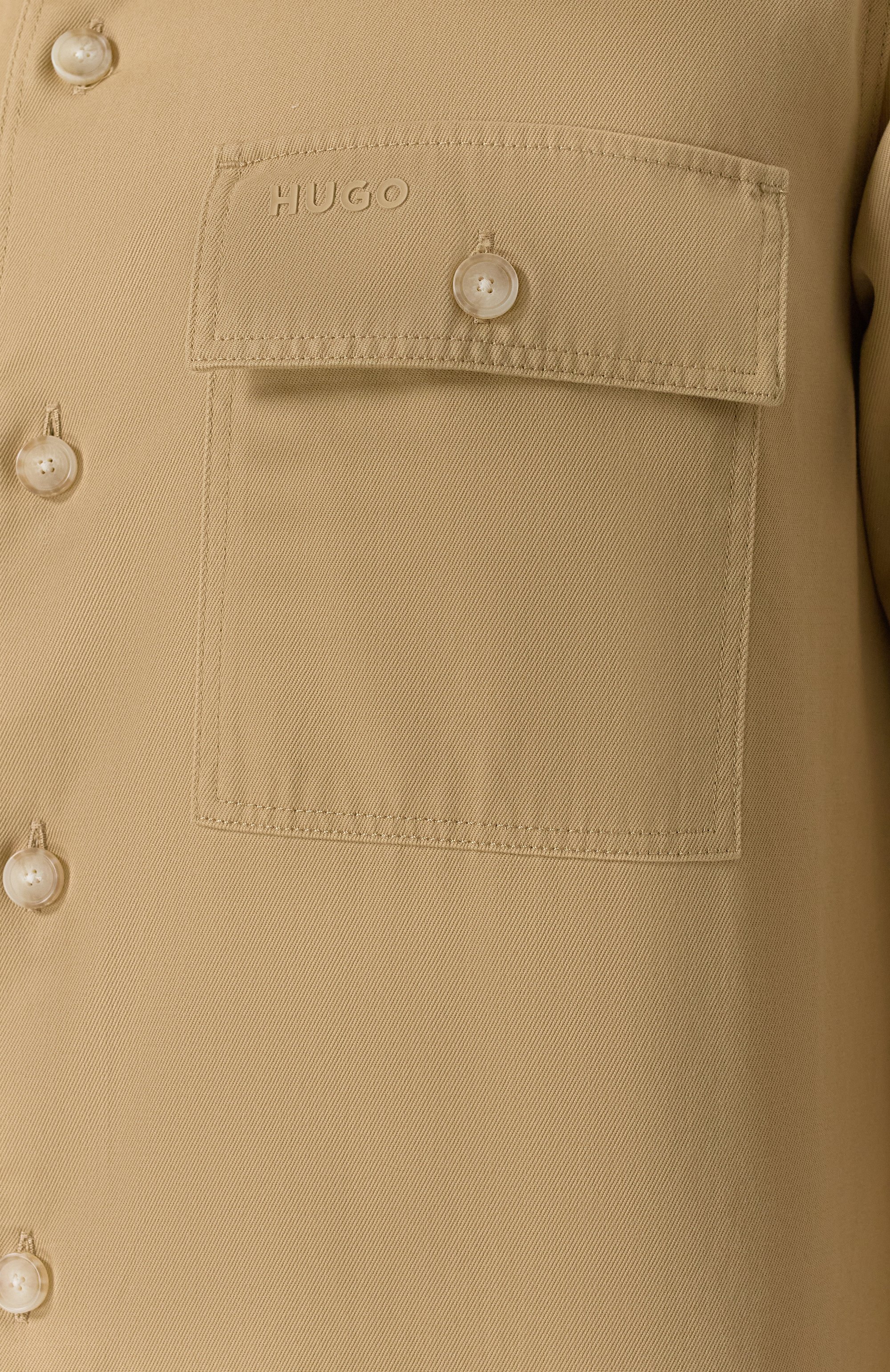 Хлопковая куртка-рубашка HUGO, арт. 50545383, фото 5