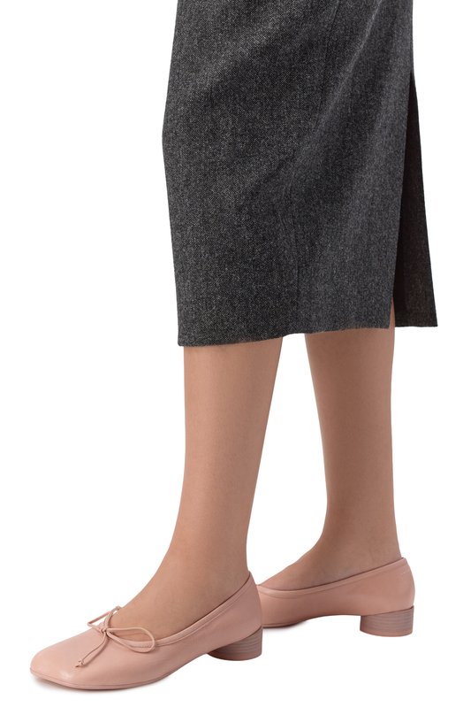 Кожаные туфли Anatomic Numeric MM6 S59WZ0092/P7561 Розовый  S59WZ0092/P7561 Фото 2