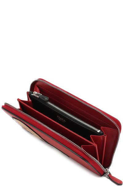 Кожаный кошелек с аппликацией на молнии PRADA, арт. 1ML506- 2BZR-F068Z, фото 3