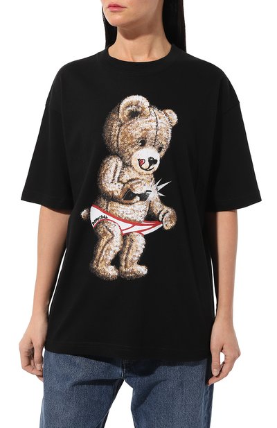 Хлопковая футболка DOMREBEL черного цвета по цене 15400 руб., арт. SNAP (CARRY-0VER)/T-SHIRT, фото 3 Хлопковая футболка DOMREBEL, арт. SNAP (CARRY-0VER)/T-SHIRT, фото 3