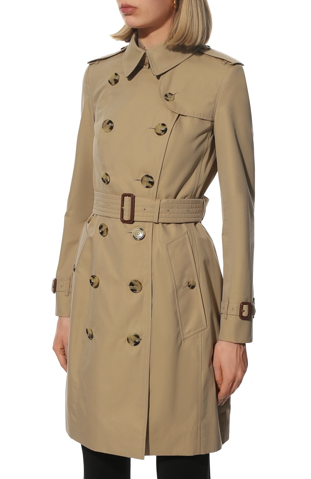 Хлопковый тренч chelsea BURBERRY, арт. 8045776, фото 3
