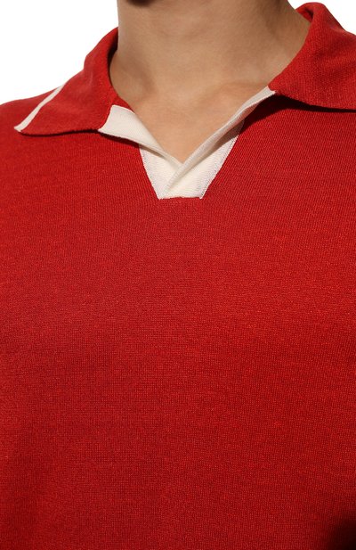 Поло изо льна и хлопка FIORONI, арт. MK24701C2, фото 5