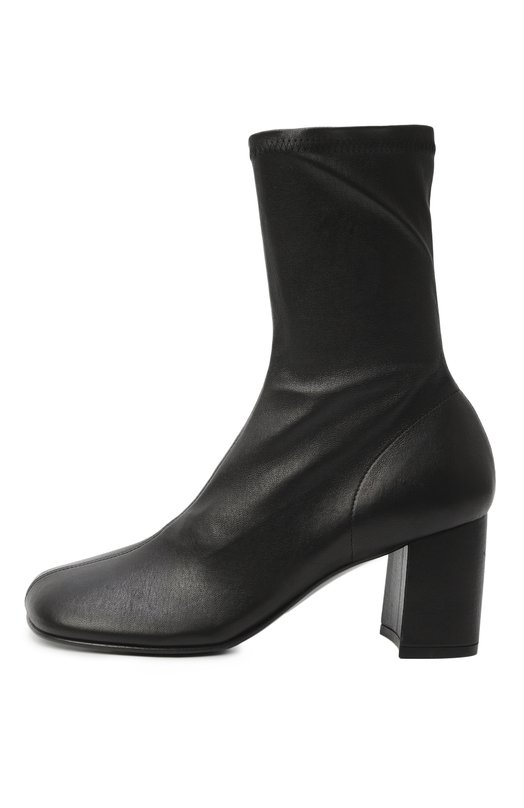 Кожаные ботильоны Dries Van Noten WW232-358/140 Чёрный  WW232-358/140 Фото 4