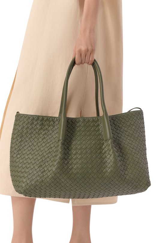 Двусторонняя сумка Pinacoteca Bottega Veneta 817166/V5AG1 Зелёный  817166/V5AG1 Фото 2