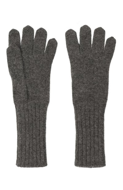 Кашемировые перчатки TEGIN темно-серого цвета по цене 15800 руб., арт. 5236-9921, фото 3 Кашемировые перчатки TEGIN, арт. 5236-9921, фото 3