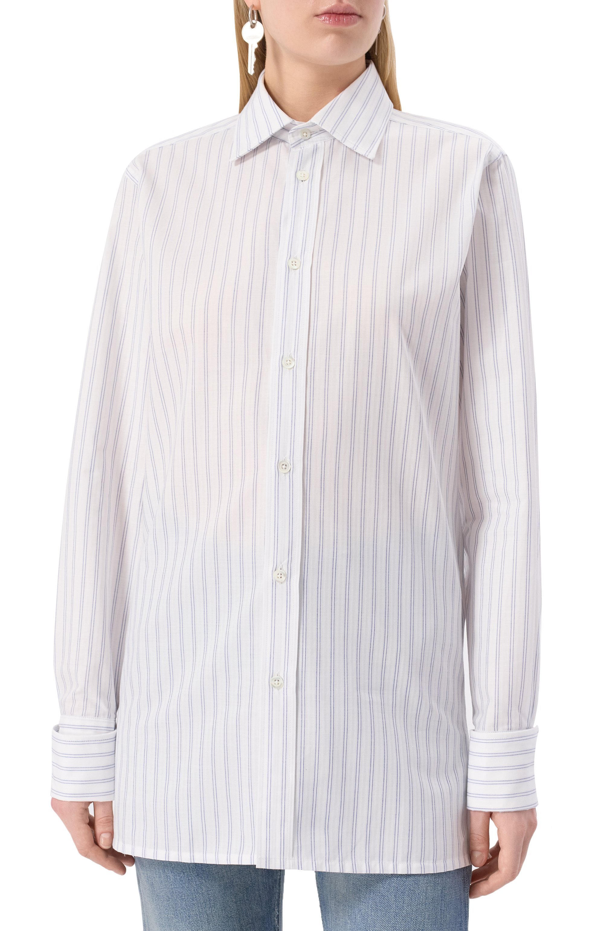 Хлопковая рубашка MAISON MARGIELA, арт. S50DT0048/M35280, фото 3