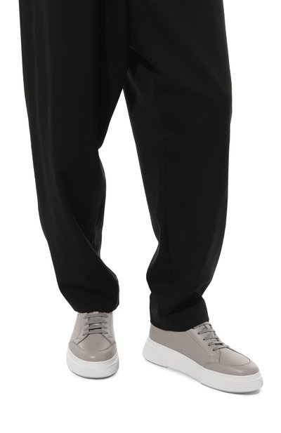 Кожаные кеды GIORGIO ARMANI, арт. X2X177/XN914, фото 3