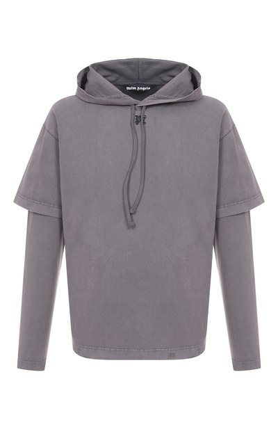 Мужской хлопковое худи PALM ANGELS, арт. PMBB178F25FLE001