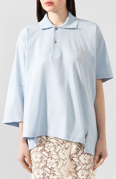 Хлопковое поло LANVIN, арт. RW-T0612J-JG01-E20, фото 3