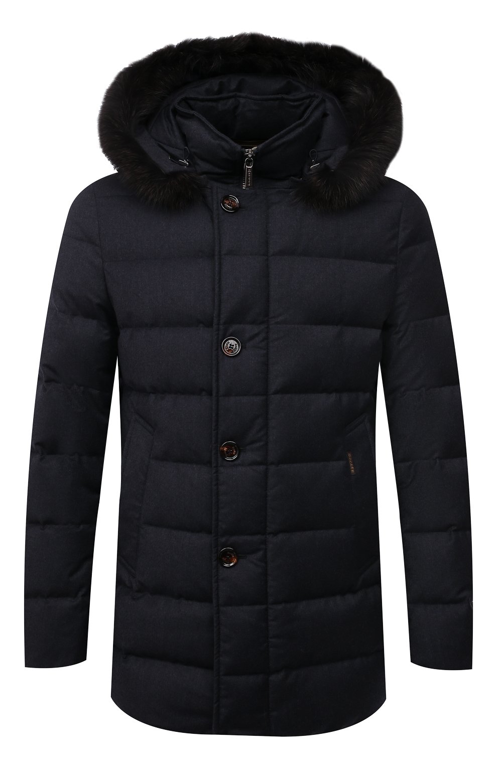 Пуховик moresco-ll с отделкой из меха енота MOORER, арт. M0RESC0-LL/M0UGI100235-TEPA236, фото 1