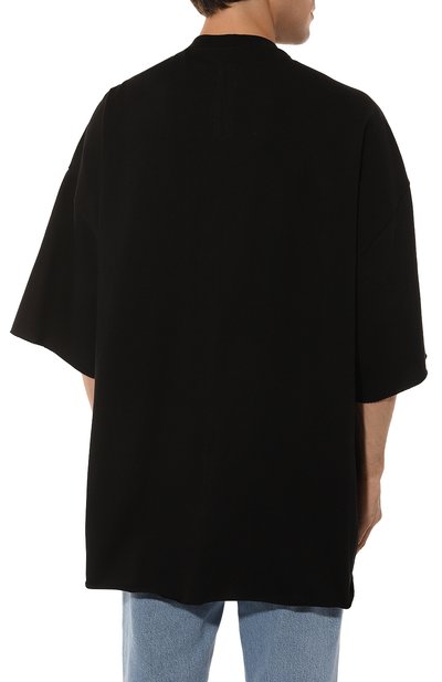 Хлопковая футболка RICK OWENS, арт. RU02C7283/BA, фото 4