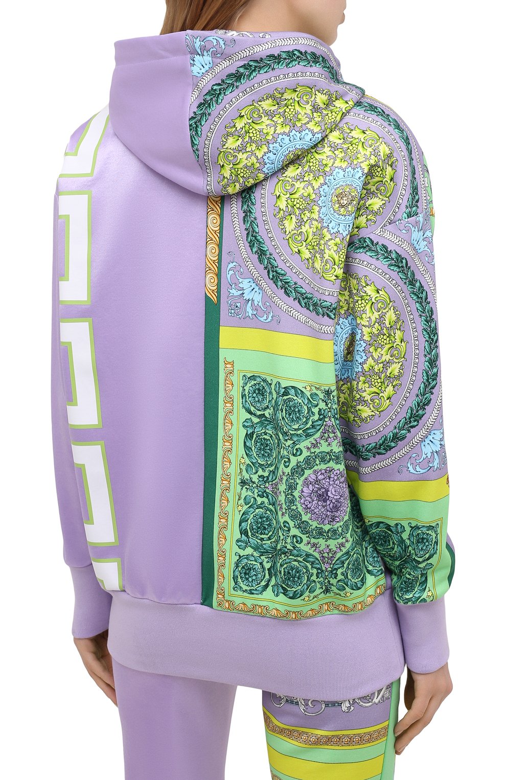 Хлопковая толстовка VERSACE разноцветного цвета по цене 133000 руб., арт. A88680/1F00627, фото 4 Хлопковая толстовка VERSACE, арт. A88680/1F00627, фото 4