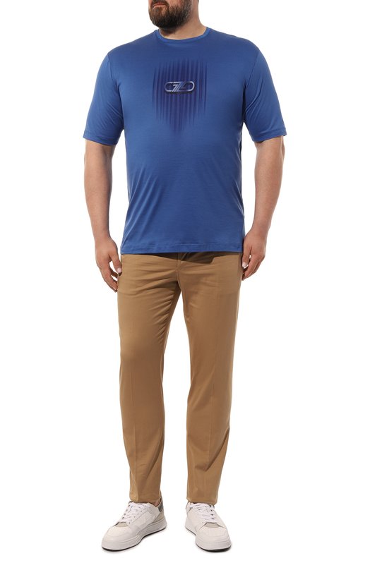 Хлопковая футболка Zilli MBZ-NT550-VERT1/MC01/62-64 Синий  MBZ-NT550-VERT1/MC01/62-64 Фото 2