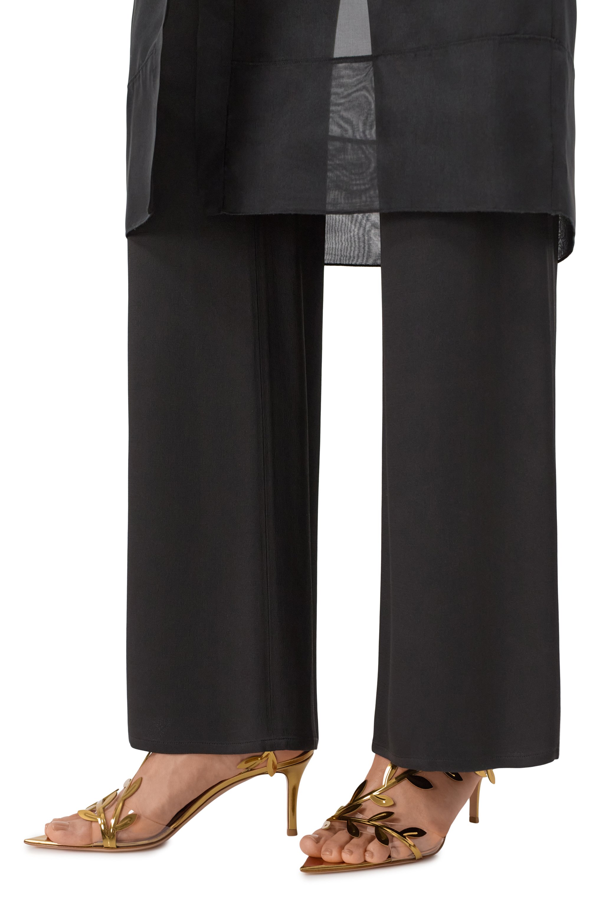 Кожаные босоножки flavia 70 GIANVITO ROSSI, арт. G32554.70RIC.GMETRME, фото 3