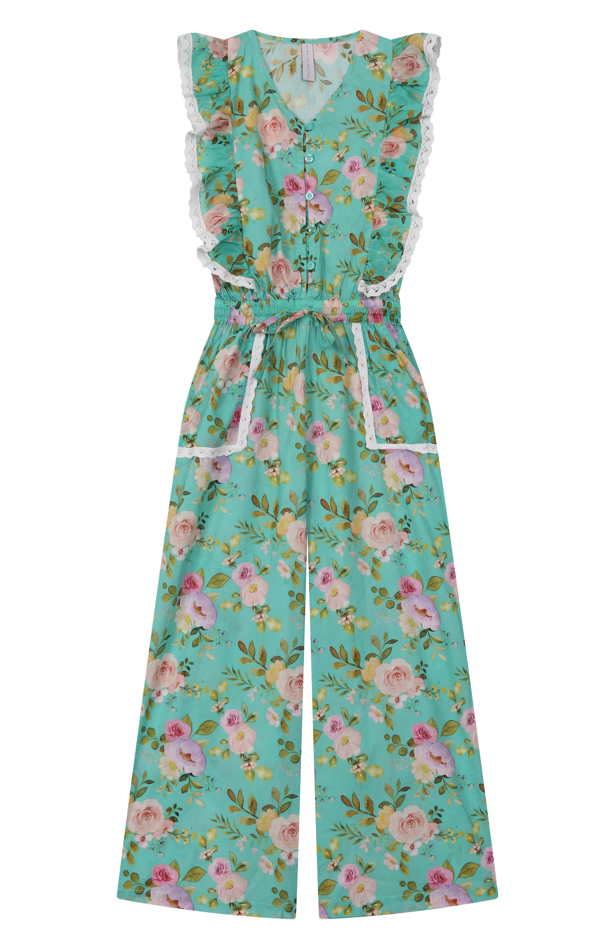 Хлопковый комбинезон OLGA VALENTINE, арт. 25FLJ, фото 1